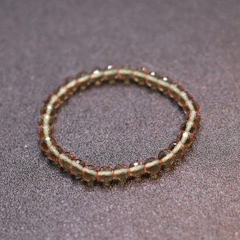 Zultanite Drahokam okolo 4 mm 6 mm 17-20 cm pružnosť úprava perličiek náramok Vytvorený Zmena Farby zásnubný dar, Jemné Šperky