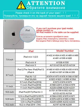 Zviera Ovocie Pre iPad Pro 11 2020 Funda S Perom Slot pre Prípad Tabletu Jasné, Mäkké Pokrytie iPad 7. Generácie iPad Vzduchu 1 2 Prípad Mini 5