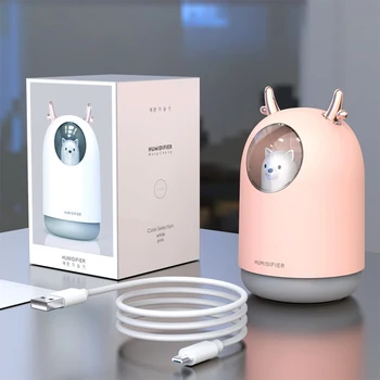 Zvlhčovač vzduchu Esenciálny Olej Difúzor Starostlivosť o pleť Nano sprej technológie Fogger Hmly Maker s LED Nočné Lampy Home Office