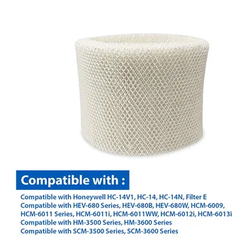 Zvlhčovač vzduchu Odvod Filtre Kompatibilný pre Honeywell HC-14V1, HC-14, HC-14N. Filtre E. (Balenie 6)