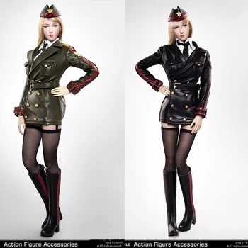 ZYTOYS ZY5035 1/6 rozsahu žena všeobecné žena dôstojníka žena vojenskú uniformu jednotné kožený oblek 12-palcový žena bábika je k dispozícii