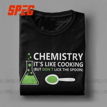 Zábavná Chémia Výroky T-Shirts Človeka Krátke Rukávy Tvorivé Tees Crewneck Bavlna Topy Klasické Tričká