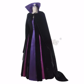 Zákazku Maleficent Zlá Kráľovná Cosplay Šaty Velet Plášť Ženy, Svadobné Nevesty Cosplay Halloween Maškarný L0516