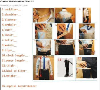 Zákazku Tri Kusy Mens Slim Svadobné Tuxedos Na Mieru Strany Vyhovuje Jeseň Mens Prom Šaty (Bunda+Nohavice+Vesta)