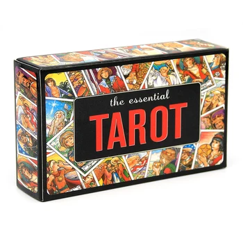 Základné Tarot Paluba 78-kartová Hra, Hračky Veštenie Základné Knihy a Kartu Nastaviť Odomknúť Tajomstvo starých a Mystických