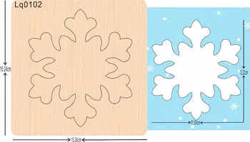 Zápisník Rez Sky biely sneh nové drevené formy rezanie zomrie pre scrapbooking Hrúbka-15,8 mm