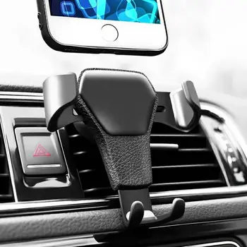 Závažnosť držiak do Auta Pre Mobilný Telefón Majiteľa Vozidla Air Vent Klip Stojan Mobilný Telefón GPS Podporu Pre iPhone Samsung Huawei