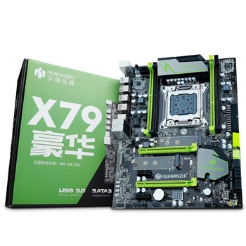 Zľava počítač HUANANZHI X79 Pro základná doska s DUAL M. 2 NVMe slot CPU Xeon E5 2670 C2 s 6 rúry chladič pamäte RAM, 32 G(2*16 G)