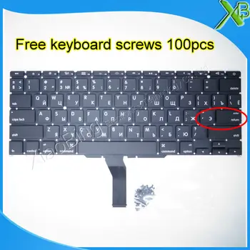 Úplne Nové Malé Zadajte RS ruská klávesnica+100ks klávesnice skrutky Pre MacBook Air 11.6