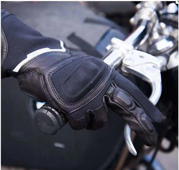 Úplne Nové Zimné Nový vodotesný Summit H2O Motocyklové Rukavice kožené Motocyklové rukavice vetru teplý Motor Rytier chrániť