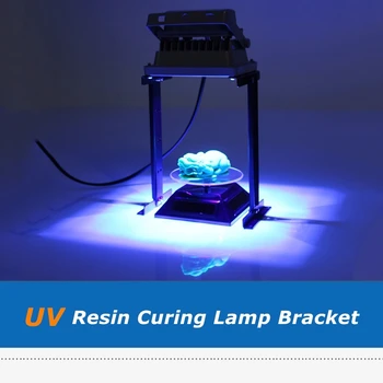 Úplná Sada Kovových Fix Držiak Držiak Na UV Svetlo Lampy Vyliečiť Živice Tlač Modelov SLA DLP 3D Tlačiarne Diely