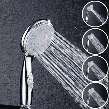 Úspora vody Vysoký Tlak Rukou Podržte Sprcha Hlavu Chrome ABS led Sprchové 8 štýl pre voľby Kúpeľňových Doplnkov