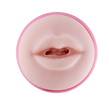 Ústa Masturbácia pohár 3XLR sex stroj príslušenstvo realistické úst, sexuálne hračky, pivo fľaša mäkké silikónové masturbácia Pohár pre mužov