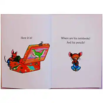 Čas pre Školy, Myš! Podľa Laura Numeroff Vzdelávacie Anglický Obrázkové Knihy, Učenie Karty Príbeh Knihy Pre Malé Deti Deťom Darčeky