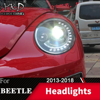 Čelová Lampa Pre Auta VW Chrobák Roky 2013-2018 Chrobák Svetlomety, Hmlové Svetlá Deň Beží Svetla DRL H7 LED Bi Xenónové Žiarovky Auto Príslušenstvo