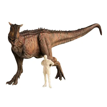 Červená Farba 1:35 Nanmu Studio Ranger Carnotaurus Dinosaurus Zvierat Obrázok S Ľudskými Klasické Hračky Pre Chlapca, Zber Hnuteľných Čeľuste