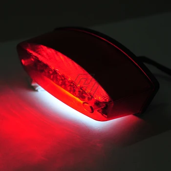 Červená Motocykel LED Brzdové Svetlo zadné svetlo špz Osvetlenie prípade pre DUCATI MONSTER M400 M750 M900 M1000 S4R