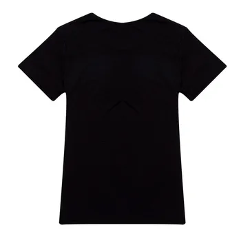 Červené Srdcia Žien T-shirts 2020 Bežné Harajuku Láska Vzor Topy Tee tričko Čierne Biele Krátky Rukáv T shirt Pre Ženy Oblečenie