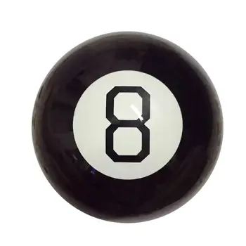 Čierna 8 Predpovedať, Magic Ball Strany Prop Darček pre Deti Prenosný Zábavný Sférické Hračka 54DA