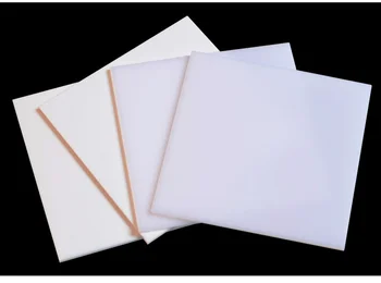 Čisto Biely Akryl Rada Light Ivory Plexisklo Plastové List Photopermeability Organického Skla polymetylmetakrylát 200*200 mm