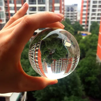 Čistá Voda 60 mm Kolo K9 Sklo Umelé Crystal Ball pre Fotografovanie Dekor Jasný Kremeň, Liečenie Loptu Oblasti Manipulácie