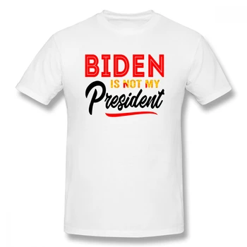 Človek Nie je Môj Prezident Biden Nie je Môj Prezident Biden Zábavné Mužov Základné Krátky Rukáv T-Shirt Európskej Veľkosť