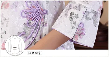 Čínske Tradičné Topy Ženy Bielizeň, Blúzky, Plus Veľkosť T-shirt M-3XL