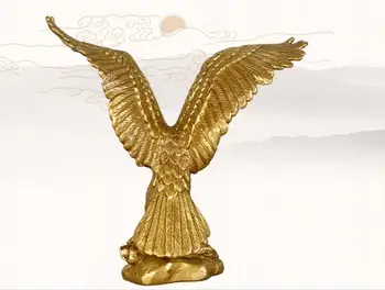 Čínsky biely bronzové sochy, plastiky, orly a sovy, rôzne štýly, ktoré sú dodávané zdarma