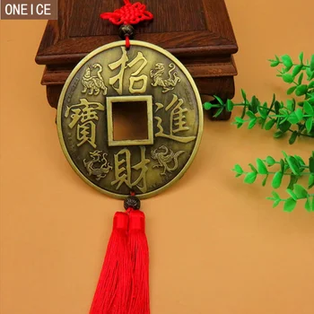Čínsky uzol Feng Shui je starobylé prívesok sľubný dodávky domov stenu auto dávnych peniaze model dekorácie zlých duchov dodávky