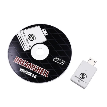 Čítačky na Karty SD Adaptér + CD s DreamShell Boot Loader pre Sega DC Hra Dreamcast Konzoly TF Karty Hra, Hráč Adaptér
