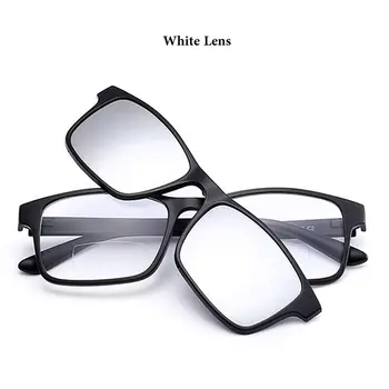 Ďaleko Vzdialenosť a v Blízkosti Zobraziť Bifocal Multifokálne Svetlo Presbyopic Okuliare na Čítanie s 3ks Sĺnk Klip-na Magnet Zrkadlové Okuliare