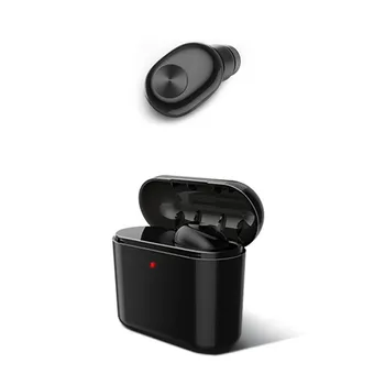Ľahký Mini Bezdrôtové Bluetooth Slúchadlá S Nabíjanie Úložný Box Univerzálny Jazdy Hudby Hands-free Business Hovoriť