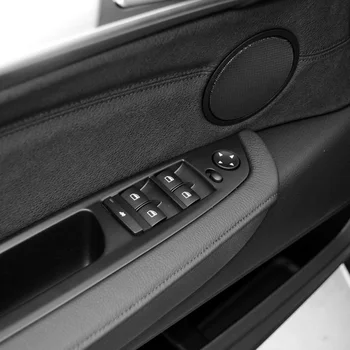 Ľavý Ovládač Dverí Rukoväť Kryt Auto, Interiér Predné Jedinečné Prenosné Časti Auta Ozdoby na BMW X5 X6 E70 E71 Panel