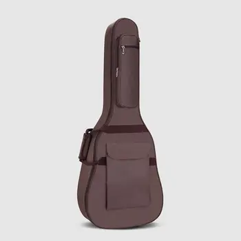 Ľudová Guitar Bag 10 MM Pribrala Hubky 40 41 Palcový Univerzálny Hudobný Nástroj Taška