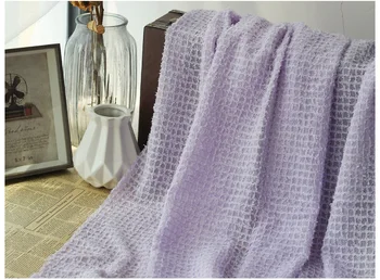 Šifón háčik vyšívané koberčeky svetlé textílie hodváb vlna fúzy strapec polyester textílie DIY jarné a letné dámske šaty tričko
