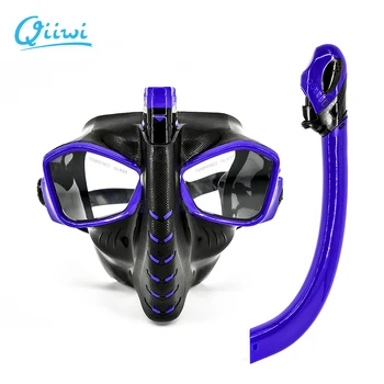 Šnorchel, Maska Anti-fog a Anti-leak Qiiwi Cudzie Full Face Dizajn Šnorchlovanie Potápačská Maska Technológie, Vodné Športy