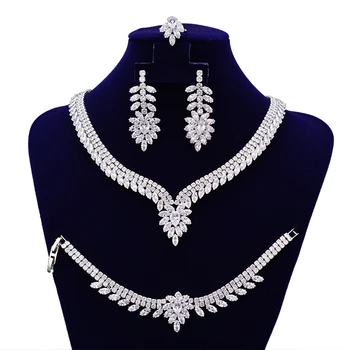 Šperky Sady HADIYANA Nové Módne Kvet Dizajn Luxusné Elegantné Pre Ženy BN7638 S Vysokou Kvalitou Acero Inoxidable Joyeria Mujer