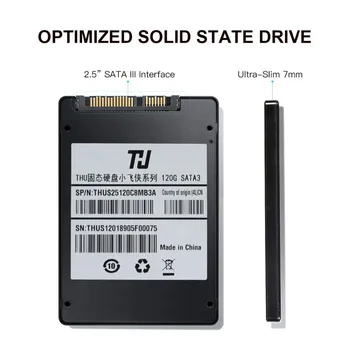 ŠT 7mm SSD DISK Sata3 dokonca vzal 120 gb 240GB 480GB 1 TB diskom SSD SATA3 2.5