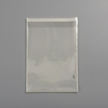 Šírka 4 19 cm Stitched Bočné Plastové Transparentné Tašky Taška funkcie opp Oblečenie Balenie Skladovanie Hračiek Darčeková Taška Viac Veľkosti Samolepiace