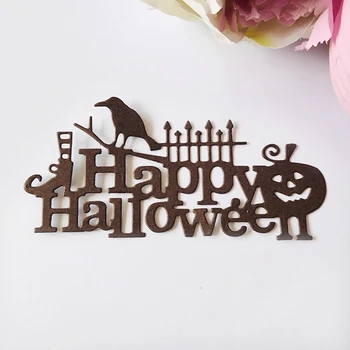 Šťastný Halloween Plavidlá Kovové šablóny formy Rezanie Zomrie list dekorácie album die kusy Album Papier Karty Plavidlá, Razba