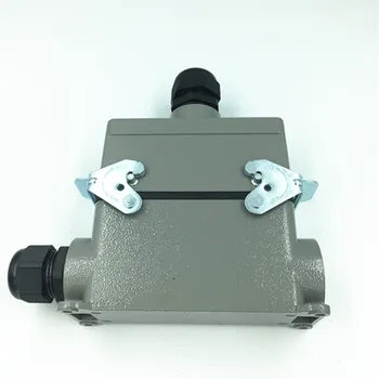 Ťažká Obdĺžnikový Konektor Zásuvka Hot Runner Plug-in Nepremokavé Plug HDC-ON-024-3 Povrchovú montáž 24-core