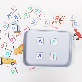 Žehlička Pole Magnetické Puzzle Abeceda, Pravopis Detí Vzdelávacie Hračky v Ranom Detstve Učenie Montessori Materiál Deti Darčeky