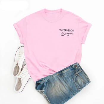 Žena Tshirts Harry Styles Melón T-Shirt Ženy Letné Liečiť Ľudí Láskavosť Unisex Bavlna Krátke Sleeve Tee Tričko Streetwear
