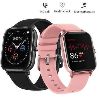 Ženy Bluetooth Hovor smart hodinky Srdcového tepu mužov Smartwatch plne Dotykový Displej dial Šport Režimy hudby IPX7 nepremokavé darček