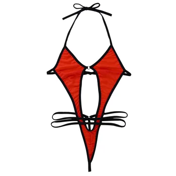 Ženy Extrémne Malinký Okolo Závesu Tangá Trikot Kombinézu Plávanie Kostýmy Plavky T-späť Remeň Micro Bikini Teddies spodná Bielizeň