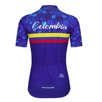 Ženy Kolumbia Cyklistika Dres 2020 Krátky Rukáv Rýchle Suché MTB, Road Bike Jersey Lete Priedušná Pohodlné Cyklistické Oblečenie