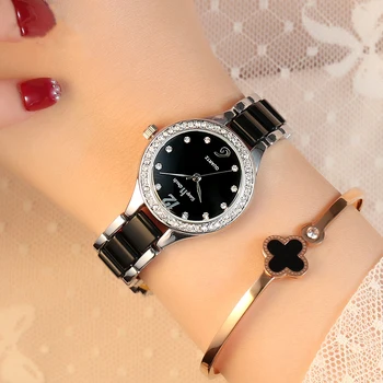 Ženy, Luxusné Hodinky Quartz Žena Náramkové Hodinky Módne Bežné Diamond Dámske Hodinky Darčeky Pre Ženy Hodiny S Box Reloj Mujer