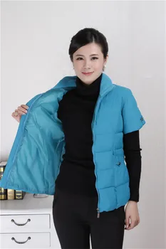 ženy, matky zimné oblečenie s rukávmi ramenný pásik dole vesta bavlnená vesta plus vesta, veľkosť plus veľkosti XXL-5XL ZY1229