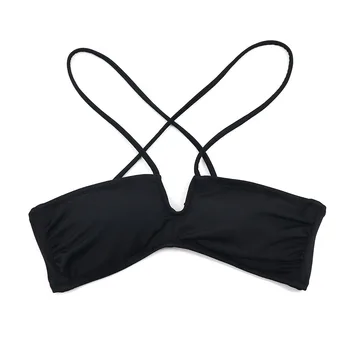 Ženy Plavky Čierne Bikiny TOPY Plaviek uzáver Retro plavky kúpacie oblečenie dámske letné U bikini up girl