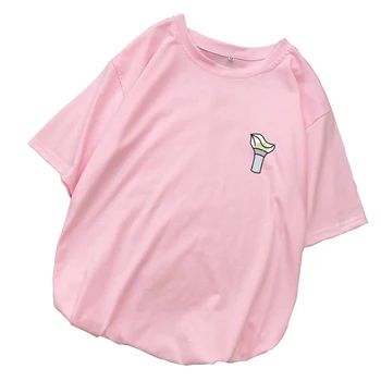 Ženy Plus Veľkosť T Shirt Ladies kórejský Kpop GOT7 Tričko Krátky Rukáv Lete Bežné Streetwear Harajuku Tumblr Topy Camiseta Mujer